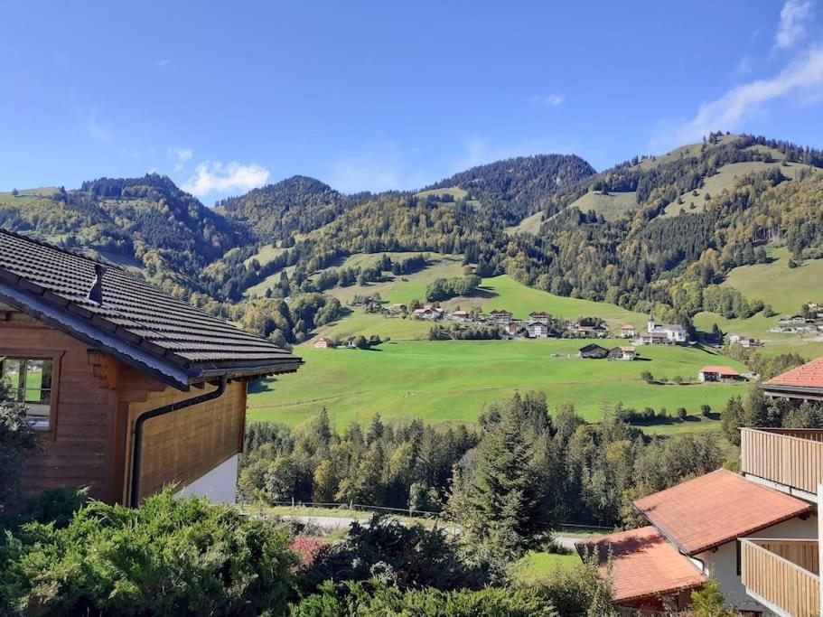 Confortable Chalet Avec Magnifique Vue En Gruyere. Charmey Exterior foto